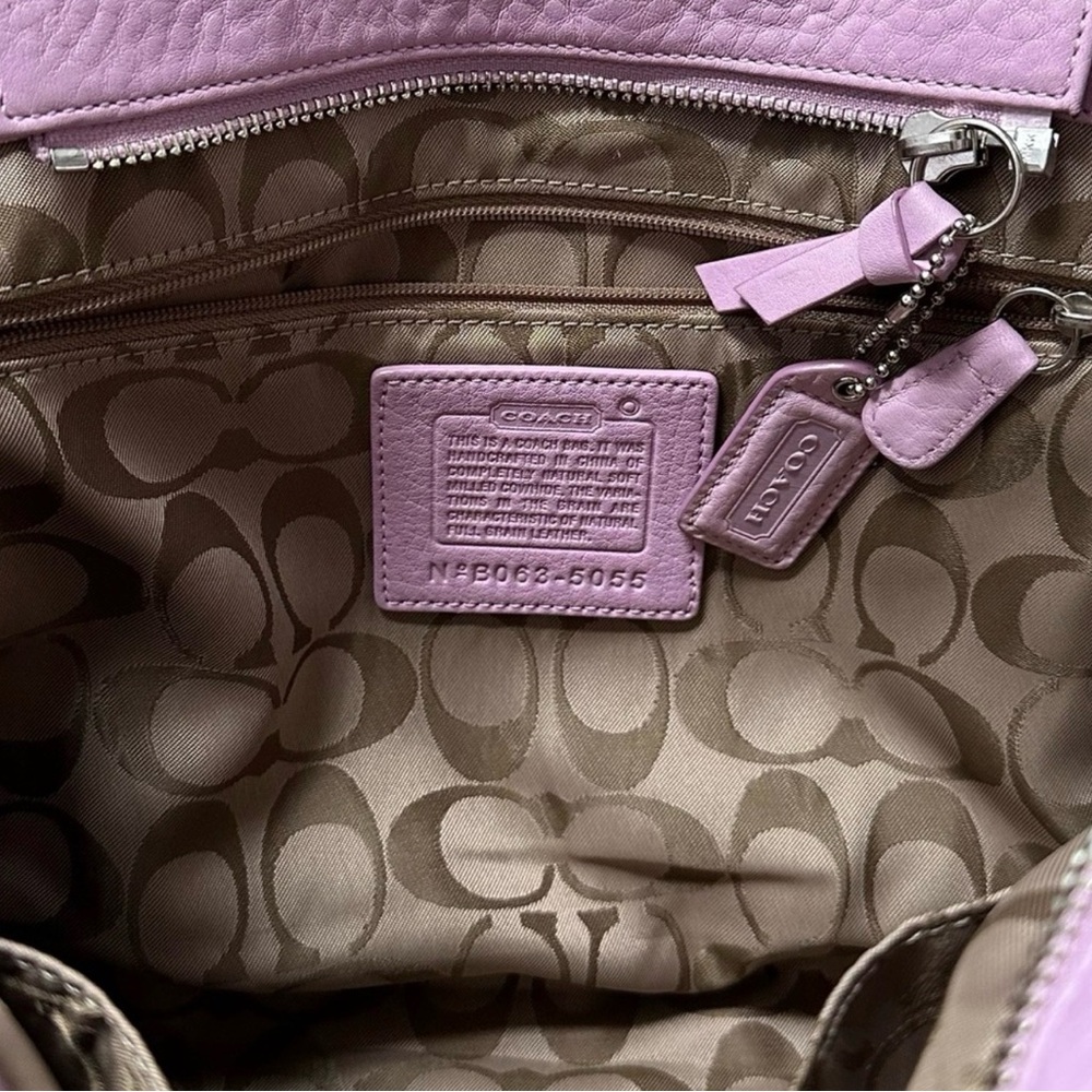 Chic Lavender Satchel Bag - Picture 4 of 6
